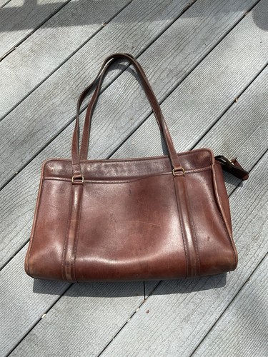 Vtg coach brown leather - coach,