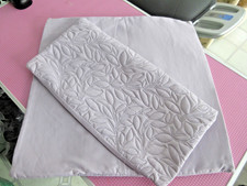 Pack of 2 Dunelm Cushion Covers Silver Grey Leaf Decorative 17x17" Cushions NEW