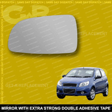 For Chevrolet Aveo wing mirror glass 10-11 Left Passenger side Spherical