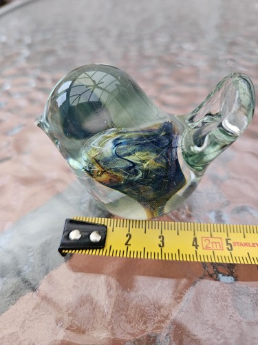 Vintage art glass bird - art,