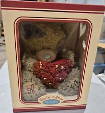 ME TO YOU BEAR PLUSH SPECIAL EDITION HOLDING RED ROSE HEART BOXED EXTREMELY RARE