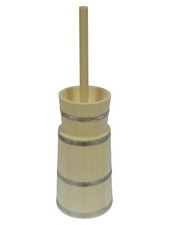 Butter Churn Maker Big Wooden 3 Litres Litre Pine Wood Stainless Steel
