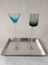 Jewel Tone Cordial Set Artland Liqueur Glasses With Tray artland cordial glass