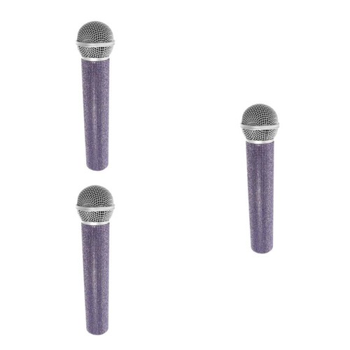3pcs fake microphone - fake, prop