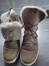 ECCO SHEARLING LINED NUBUCK