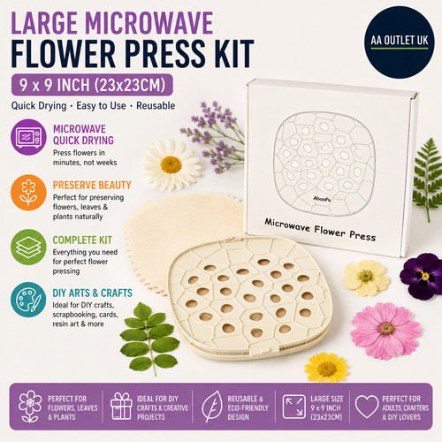 Aboofx large microwave flower - aboofx,