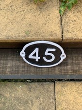 North Eastern Railway (NER) Cast Iron Bridge Plate - "45"