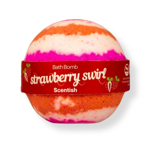 Bath bomb fizzer strawberry - bomb,