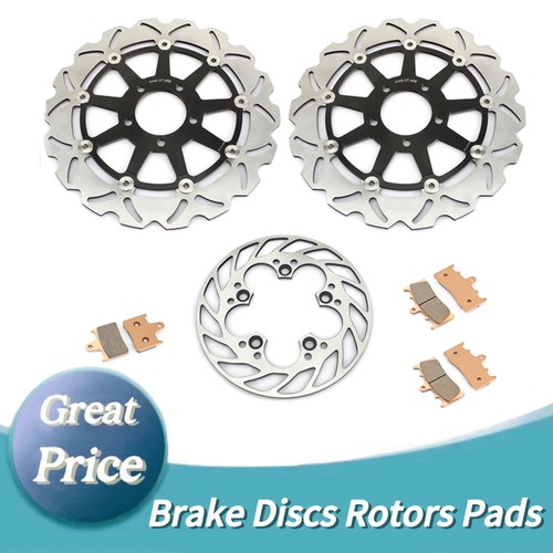 Front rear brake discs pads - rear,