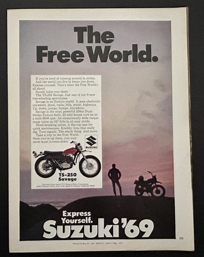 Vintage motorcycle suzuki - vintage,