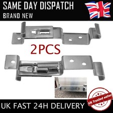 2x Frame Number Plate Clips Spring Holder Truck Car Trailer Loaded Bracket new