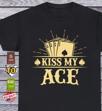 Las Vegas Poker Kiss My Ace T