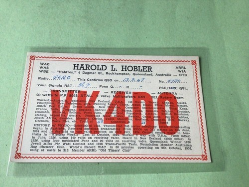 Vintage qsl radio - vintage,