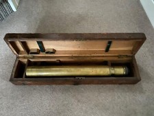 World War I Relic - Sighting Scope, British, Military - Wooden Box