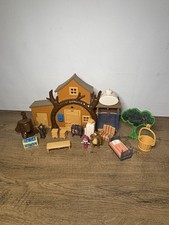 Masha And The Bear Big House 2 floor Playset Cabin Figures Furniture 