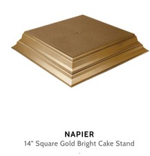 Napier glitter Gold Square