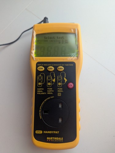 Martindale hpat500 pat tester - pat,