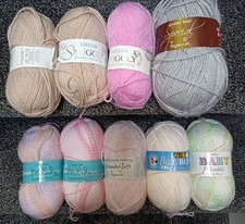 9 X Balls of Wool. Various