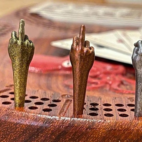 9pcs funny cribbage pegs - funny,