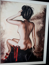 Drew Darcy - 'Provocateur' Ltd Ed Framed 80cm x 64cm Print on Canvas No 4 of 95 