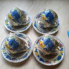 4x MASONS REGENCY CUP AND SAUCERS 