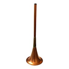 Vintage brass bugle signal - brass,