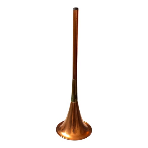 Vintage brass bugle signal - brass,