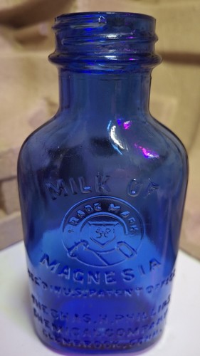 Vintage cobalt blue milk - cobalt,