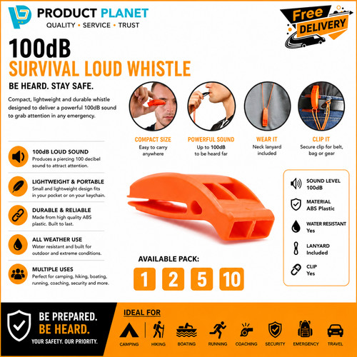 Emergency lifeboat whistle - emergency,