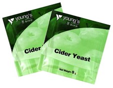 2 x YOUNG'S Cider Yeast - 10g