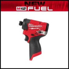 Milwaukee M12 FUEL 3453-20 NEW GEN Sub Compact ¼" Hex Impact Driver - Body Only