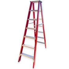 Fibreglass step ladder - fibreglass,