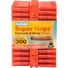 Plasplugs Super Grips Red Wall