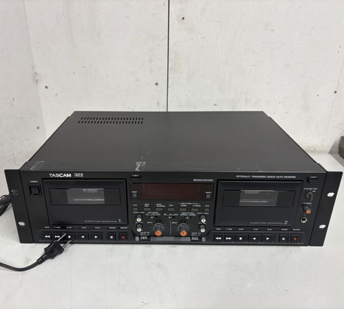 Tascam 322 professional dual - tascam,