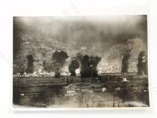 WWII Bombing Cassino Italy Monte Cassino NZ Troops Battle 1944 VTG Press Photo