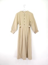 Toast Dress Size 10 Beige Bib
