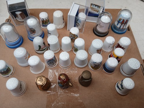 Joblot vintage thimbles - ,