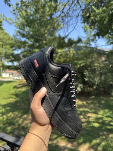 Nike supreme black - black, af1