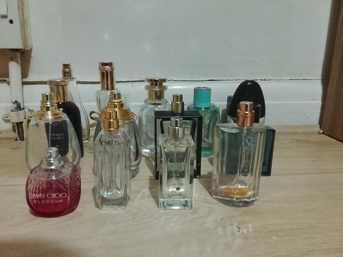 Empty mixed branded perfume - empty,