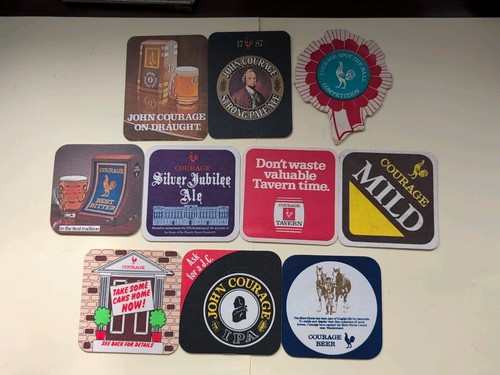 Joblot john courage beer - john, mats