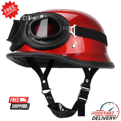 Retro motorcycle half helmet - motorcycle,