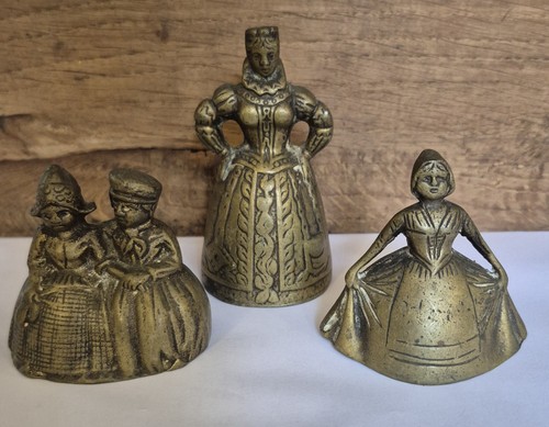 Vintage brass figural - figural, lady