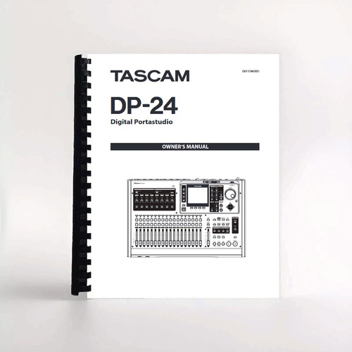 Tascam owner s manual - tascam, dp-24
