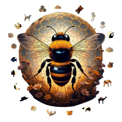 Wooden puzzles for adults bee - for,