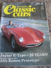 CLASSIC CARS MAGAZINE APR 1986