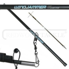 4m Windjammer Telescopic Windsock Flag Pole &  Stake Caravan/Festival/Camping