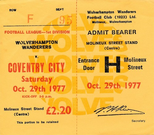 Ticket wolves coventry - coventry, city