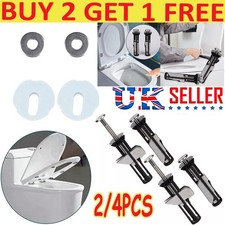 2/4pcs Toilet Fixing Screws Stainless Steel Toilet Seat Bolts Replacement Toilet