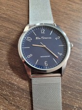 Ben Sherman watch Mens watch bracelet Stainless steel mesh Worn once 43mm face