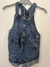Girls Denim Dungaree Age 3